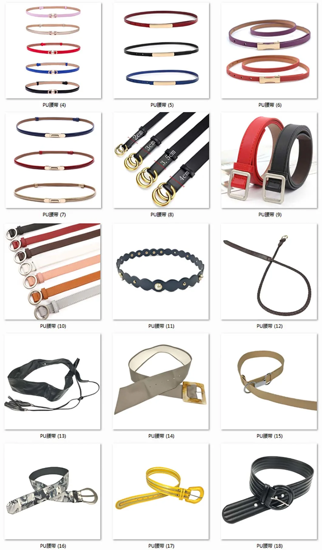 Wholesale Women Belt Genuine Leather Fashion Belt, High Quality Women Ladies Fashion Belts