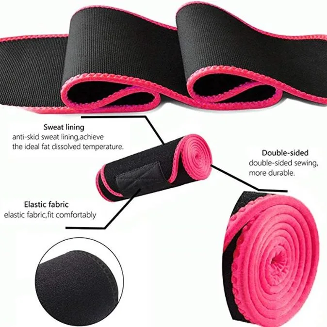 Sports Fitness Neoprene Slimming Waist Wrap Band Belt Weight Loss Waist Trimmer Sweat Belt for Women Men