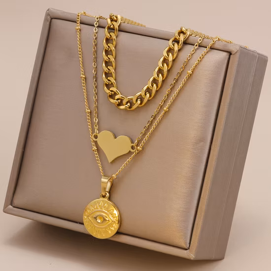 Goldkugel-Taillenkette, Körperbauch-Metallkette, Halskette Bc22022