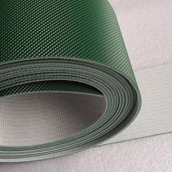 Rautenmuster-Oberflächen-PVC-Förderband
